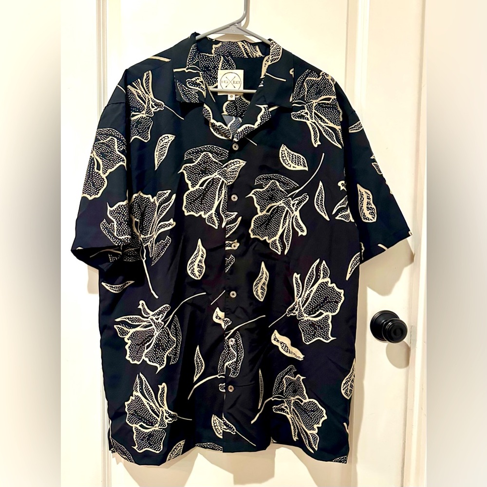 Birch and Black Men's Bold Floral Shirt XXL NWT